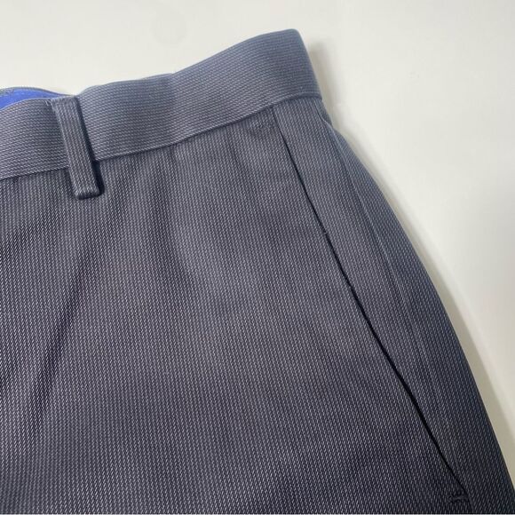 Banana Republic Non-Iron Tailored Slim Fit Charcoal Gray Pants Men's Size 31x32 - Picture 11 of 13
